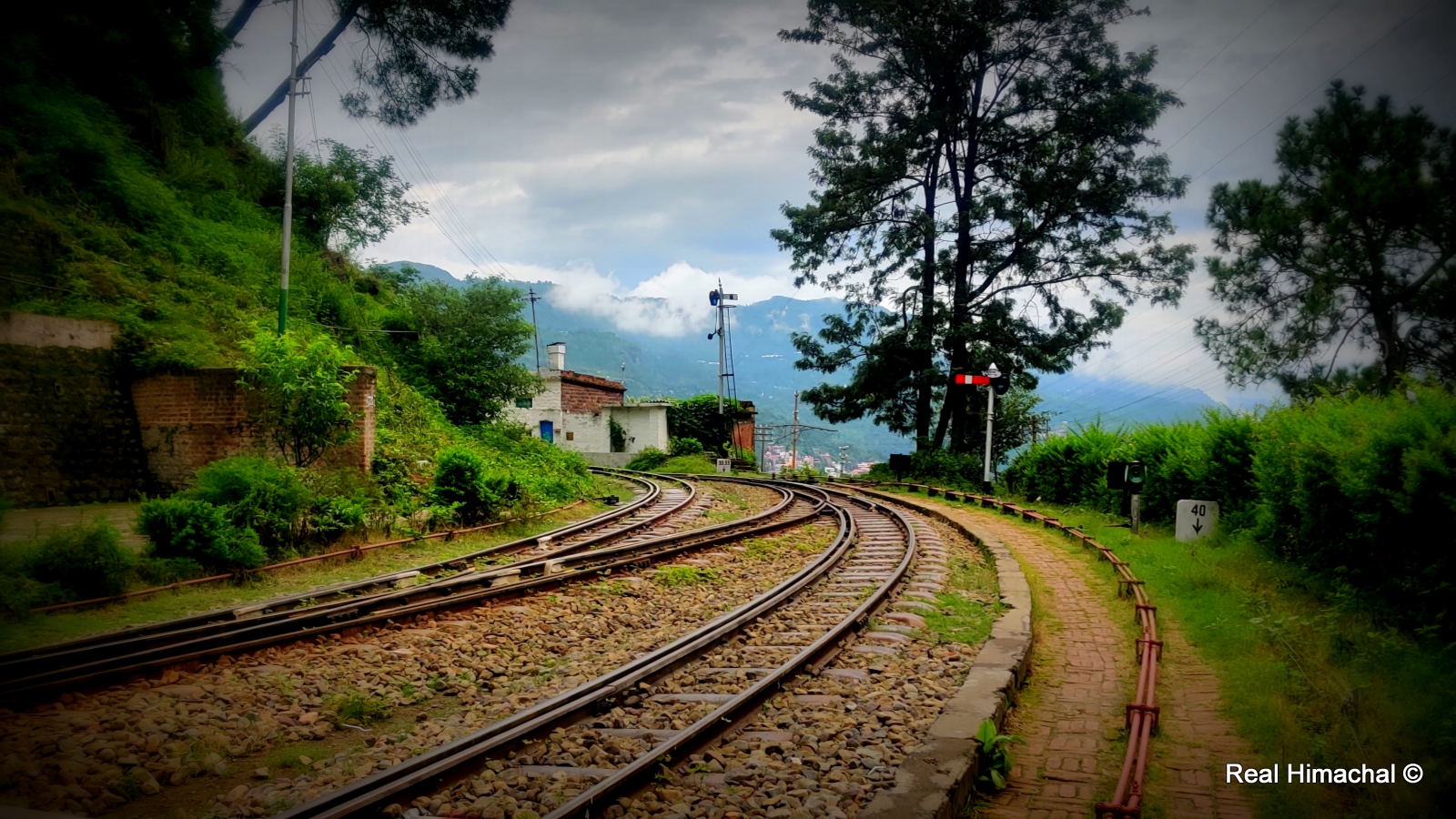 Scenic View of Kalka Shimla Railway