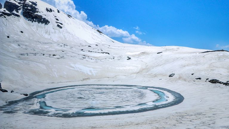 Bhrigu Lake in Winters