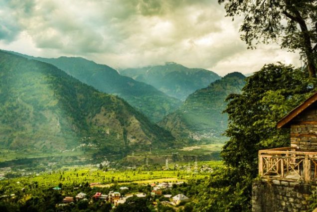 Kullu View From Nagger Castle