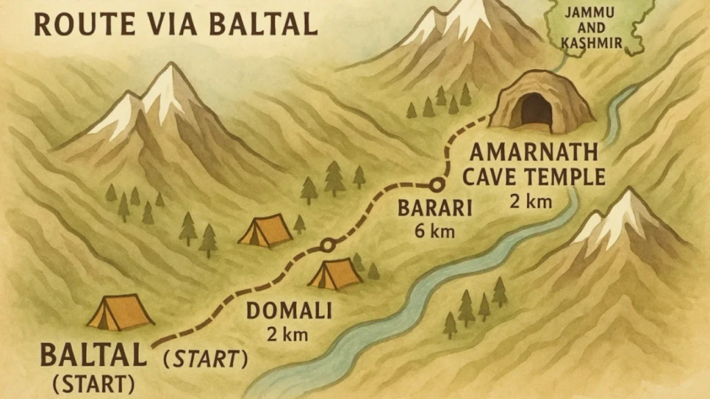 Baltal Route