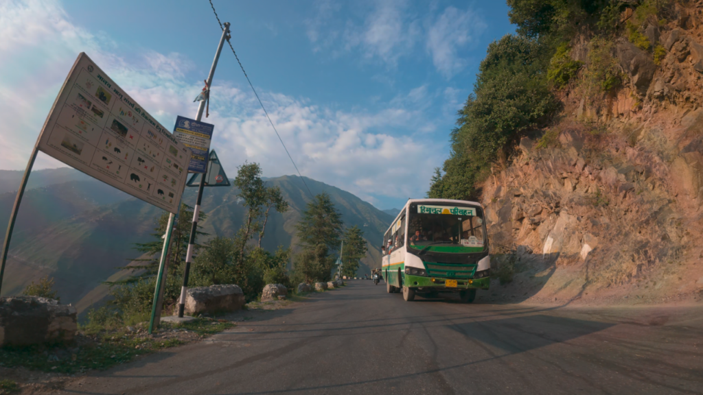 Chamba to Bharmour journey with scenic Himalayan mountain views