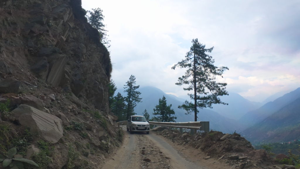 Road to Bharmani Mata Temple in Bharmour Chamba